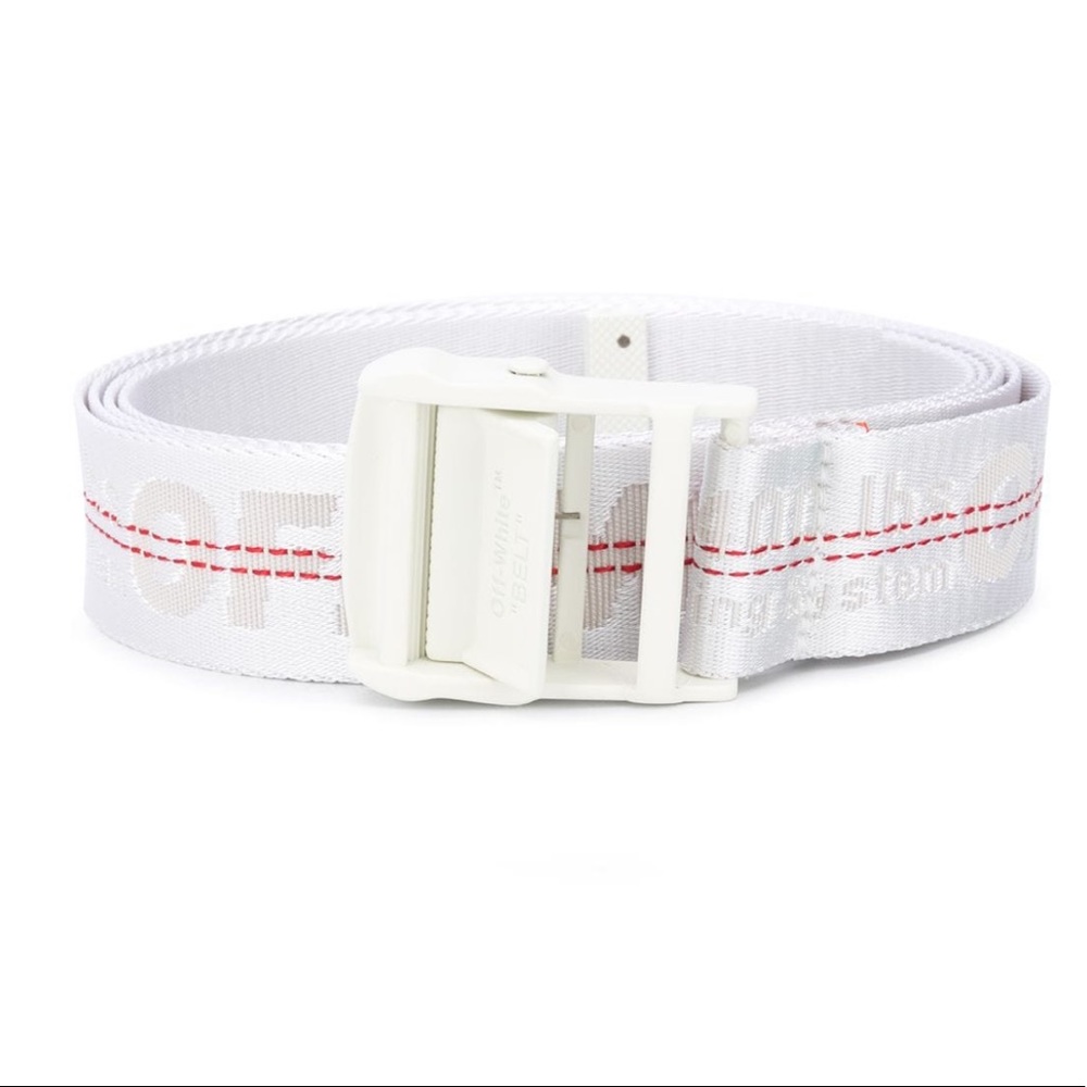 Off White Industrial Logo Belt